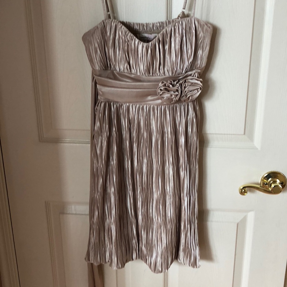 Gold dress!